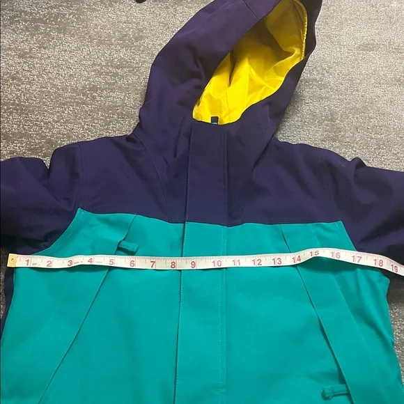Burton Kid’s Silvertail Jacket Dynasty Green/Parachute Purple Size 10/M - Picture 3 of 11